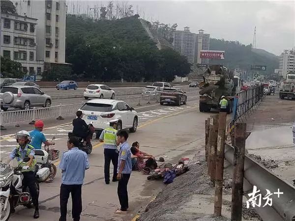 6月13日早上7时30分许,惠州古塘坳立交发生一起交通事故