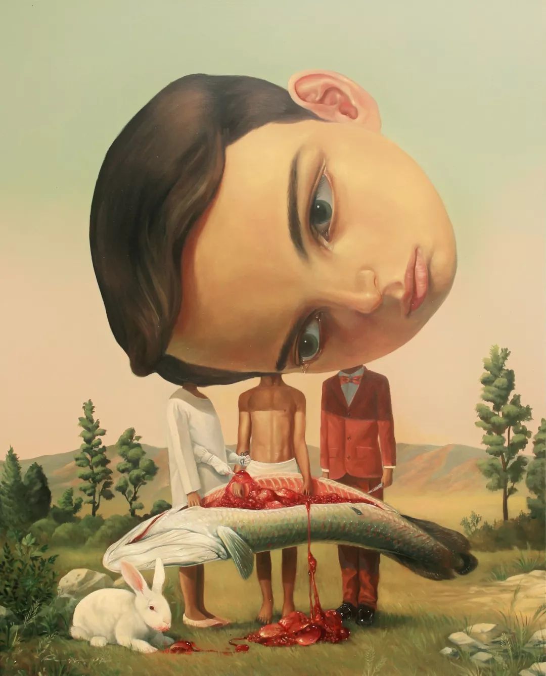 自印尼的艺术家roby dwi antono,看起来忍不住流泪!