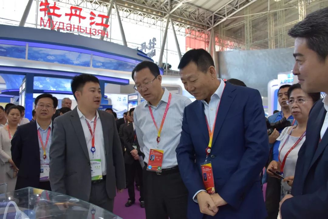 【哈洽会】鸡西市领导到鸡西馆视察