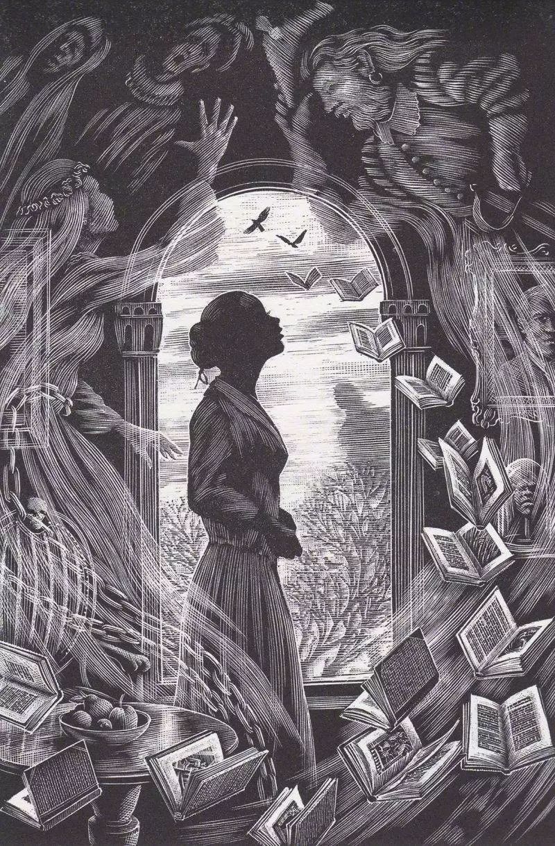 英国插画家andrewd手绘木版画作品