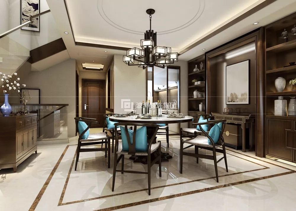 雅居乐-240㎡-新中式其中,单波导线简约精致,双波导线富有层次感,不