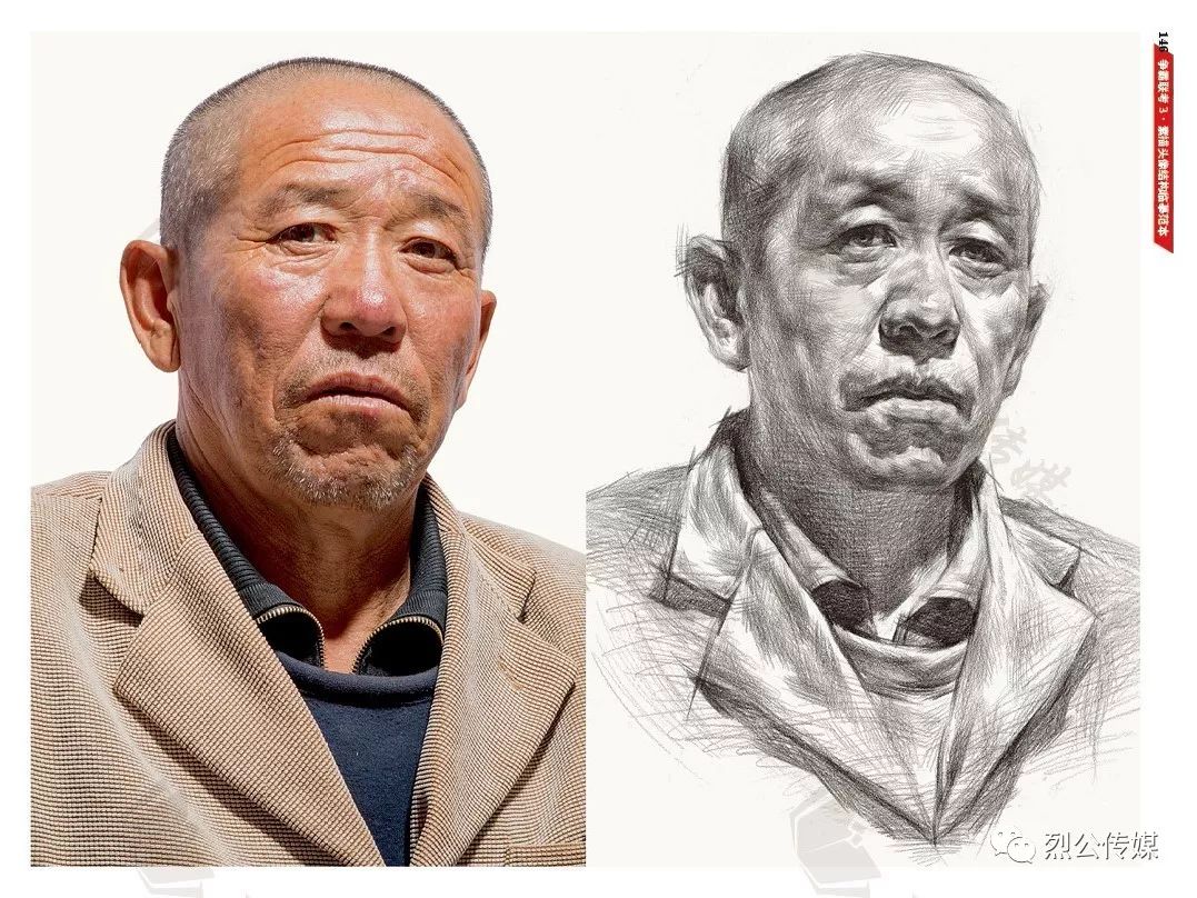 《争霸联考3-素描头像结构范本》年度巨作!