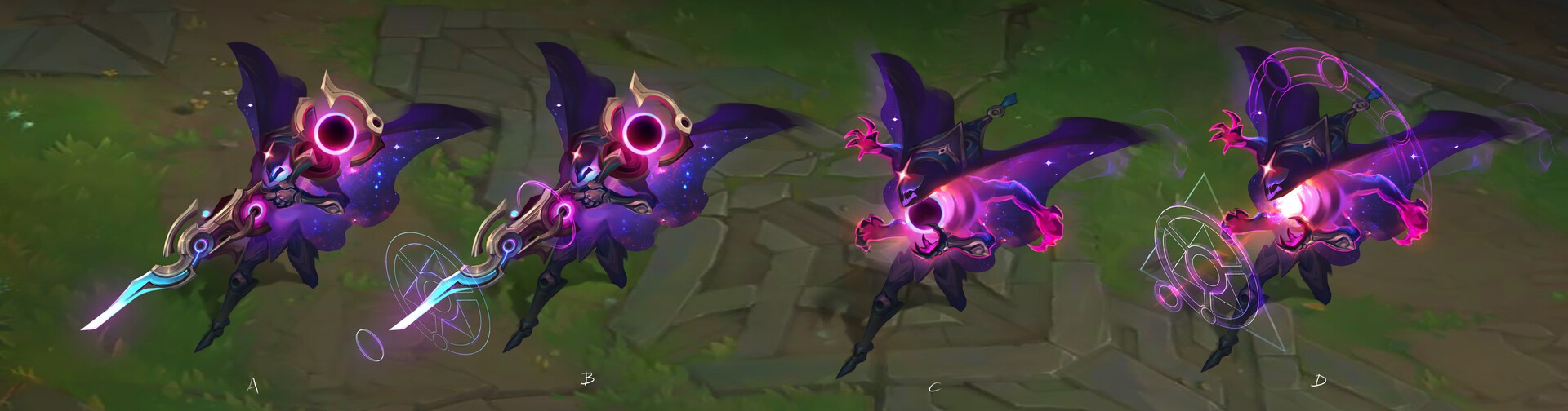 英雄联盟公布死兆星烬设计图绽放的玫瑰