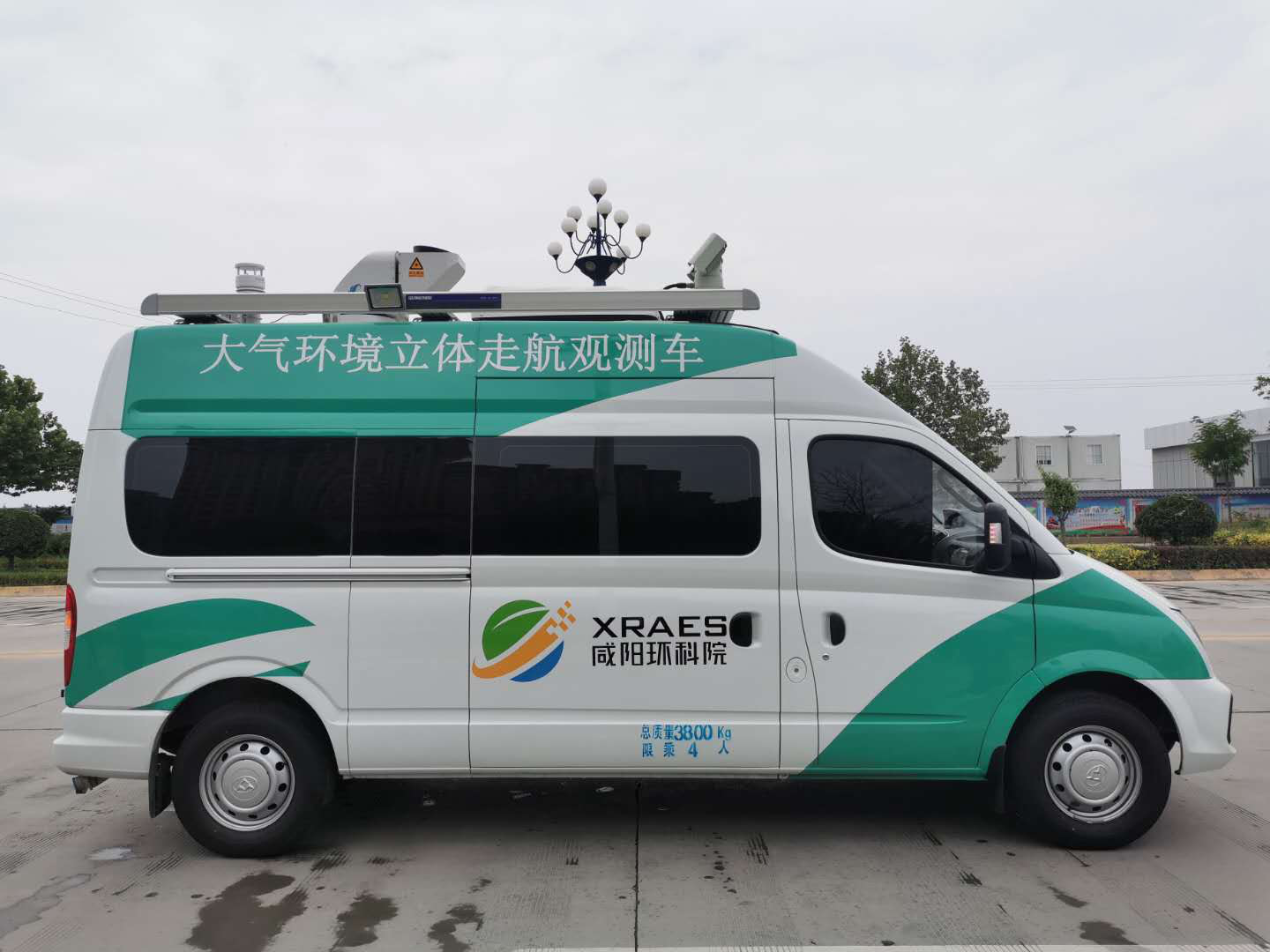 瞧长武来了个稀罕物长武县首次使用大气环境立体走航观测车