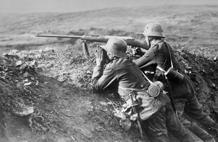 反坦克步枪的起源,德国大号毛瑟t-gewehr与英国坦克的较量_mm