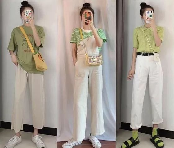 牛油果色穿搭大赛