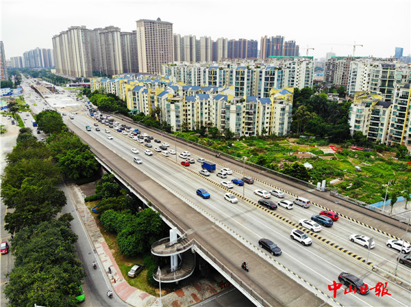 很快就通车了!博爱路翠景道立交工程完成工程量90%