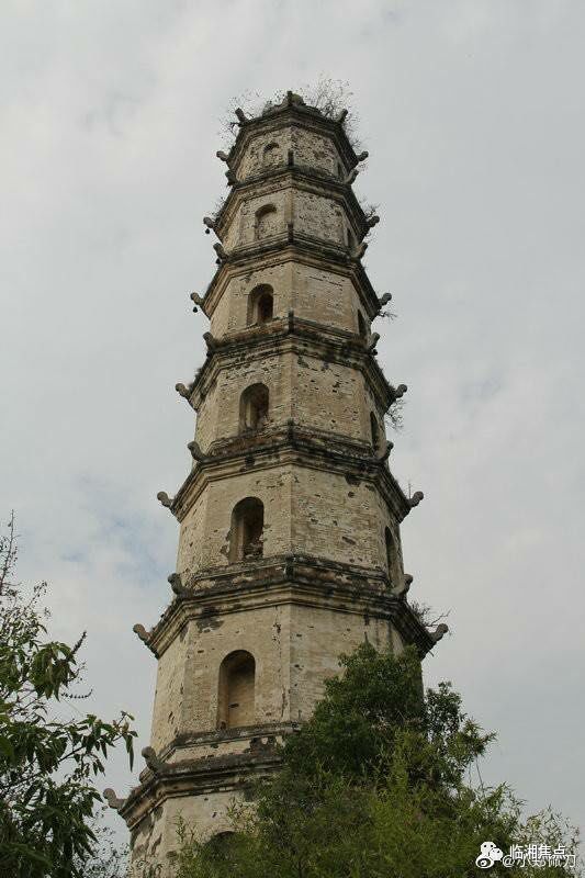 临湘这座百年宝塔无价之宝