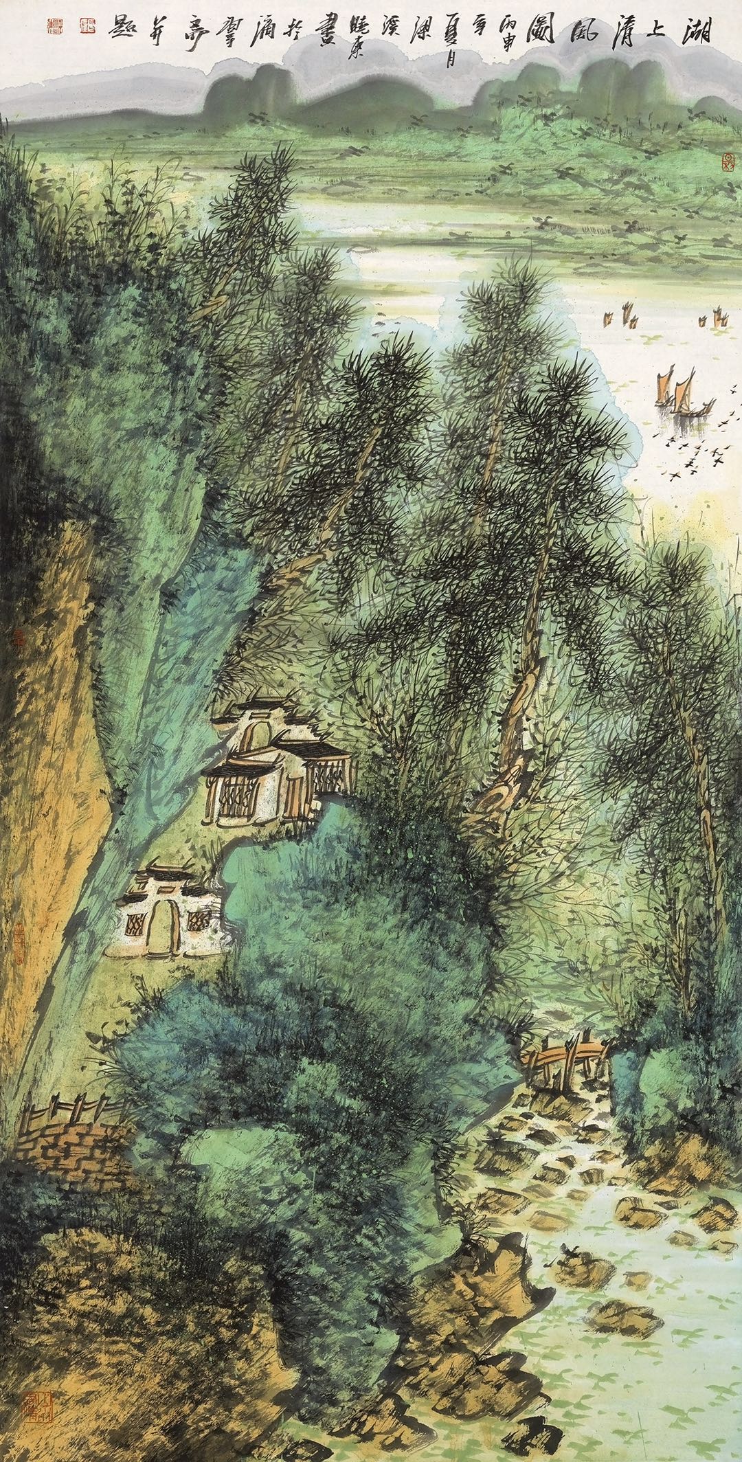 中国画名家画家顾晓东山水画欣赏