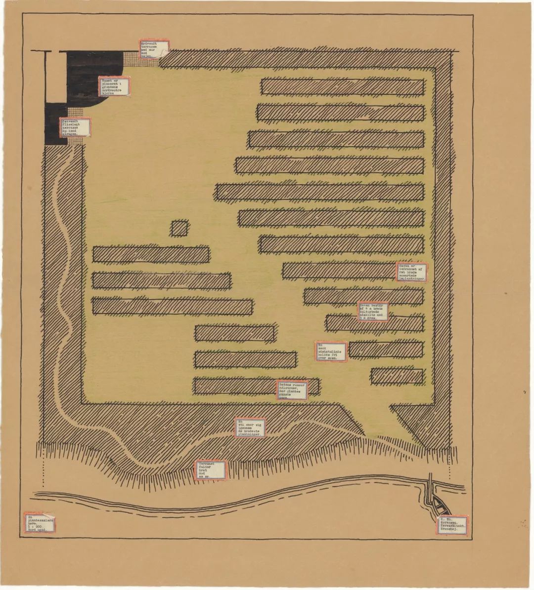 用最简单的元素,画最震撼的设计,致敬丹麦景观之父——索伦森| 附手稿下载_花园