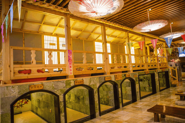 闺蜜死党聚会好去处石景山良子汤泉温泉桑拿汗蒸饮料只要499起