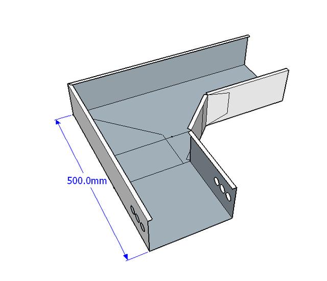 桥架成品90度弯头制作图片