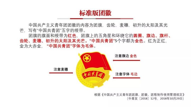 团团复习社团旗团徽团歌的使用规范你都用对了吗