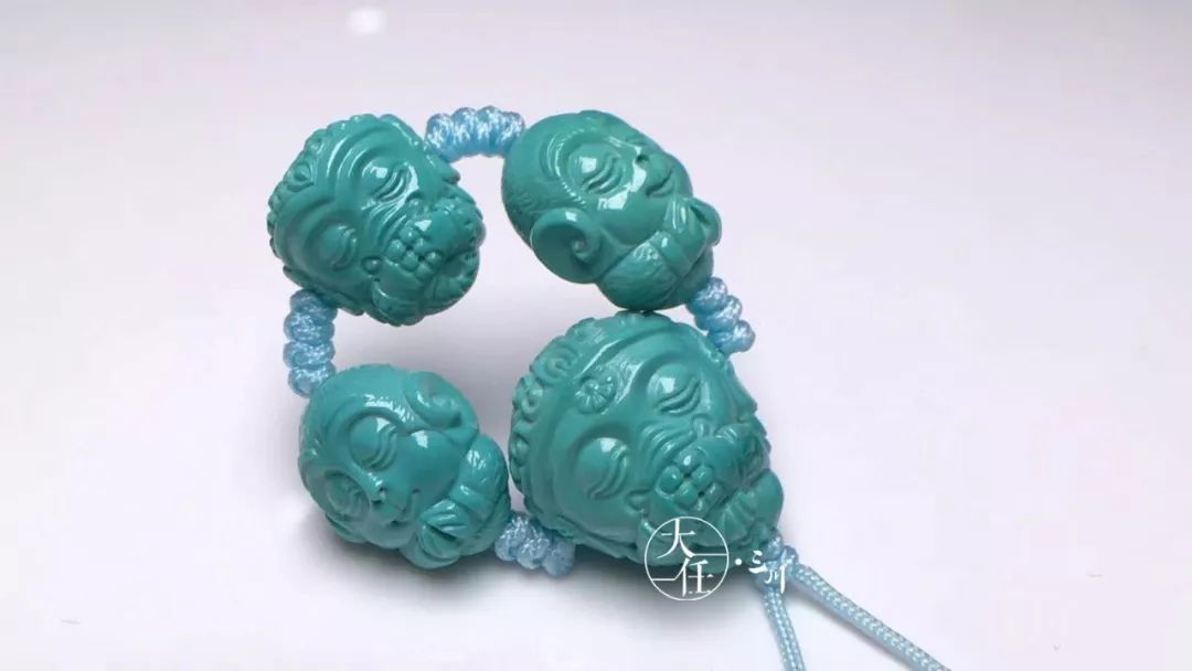 极品 原矿高瓷喇叭山果冻料 博古纹珠一体三通 上手经验 线条流畅这还