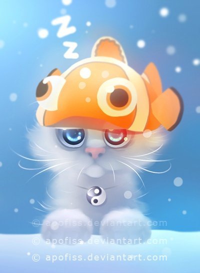 大眼萌 | 插画师 apofiss-王氏教育