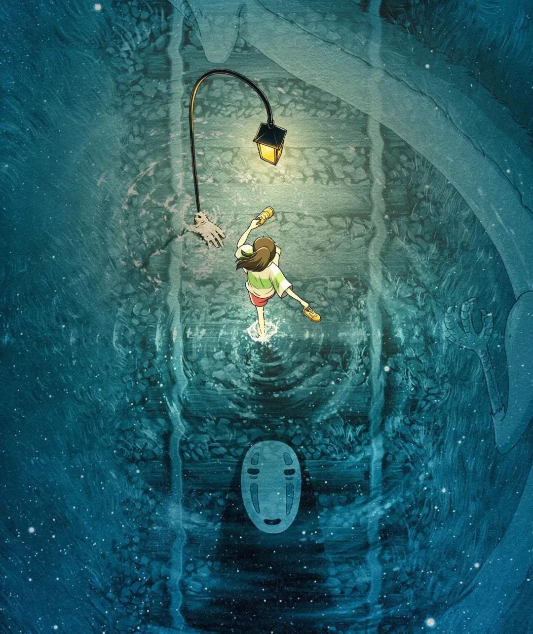 《千与千寻》中国版海报曝光!简直太美腻了!神仙画风,啊啊啊啊......_