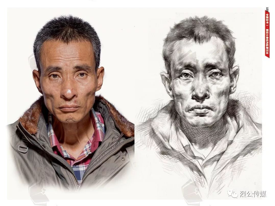 《争霸联考3-素描头像结构范本》年度巨作!