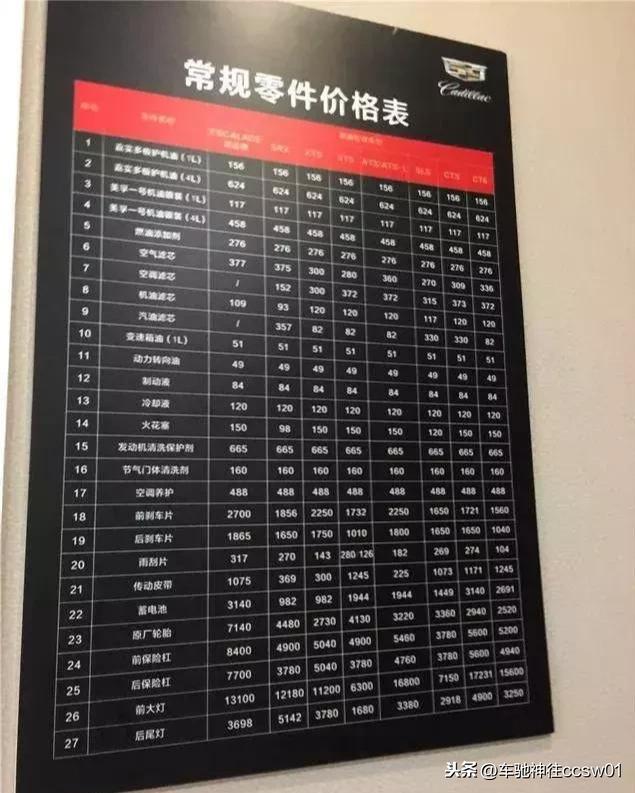 凯迪拉克ats保养手册图片