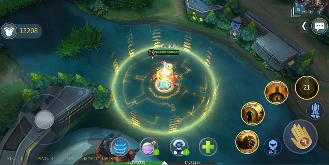 佛系之风心静自然凉海龟守护者无畏夏日冥想