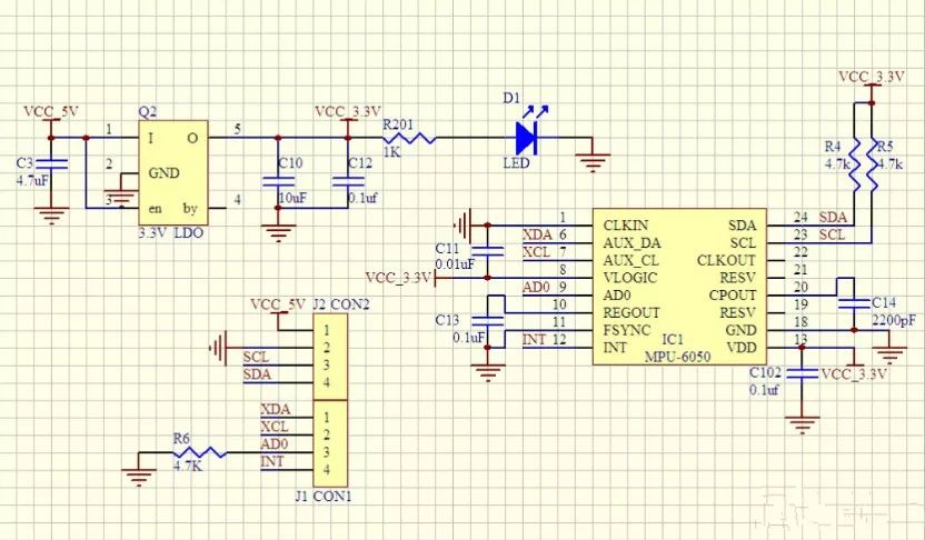基于stm32四轴飞行器参考电路设计