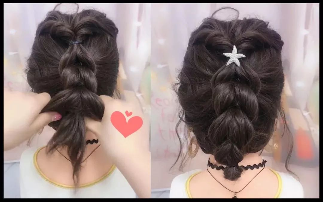 夏天女生散发很热扎上这些酷炫编发酷翻天嘞