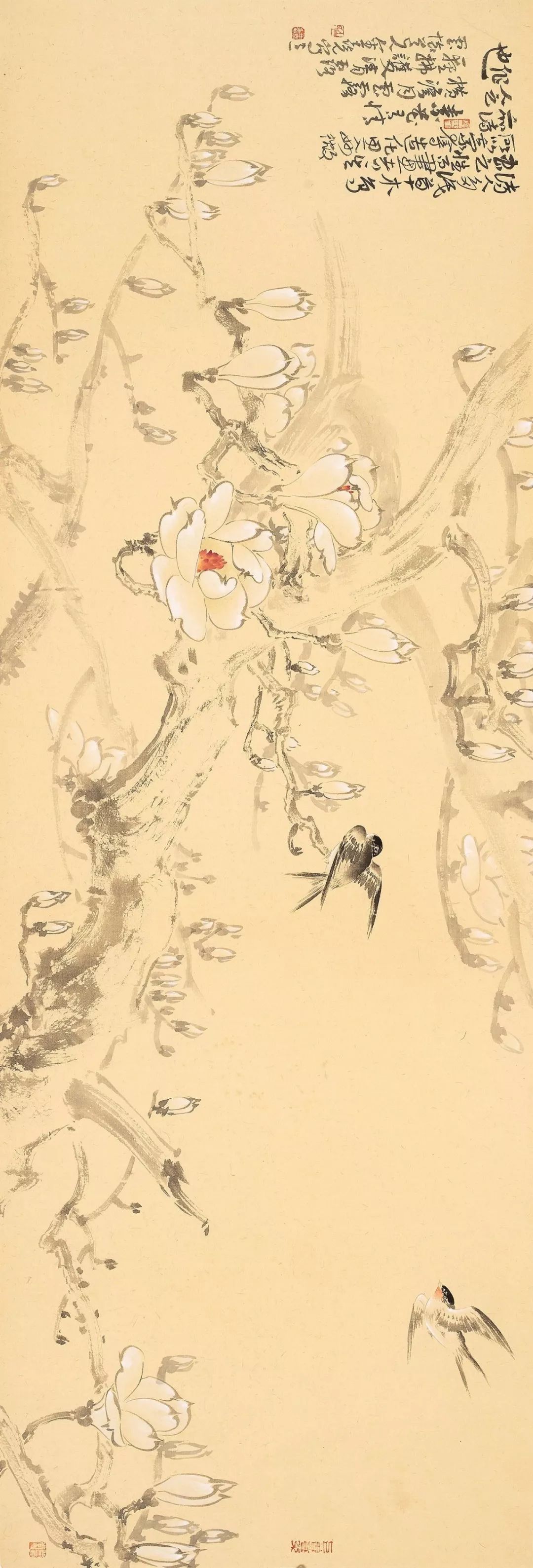 热烈祝贺道法自然白金尧花鸟画作品展在徐州举办