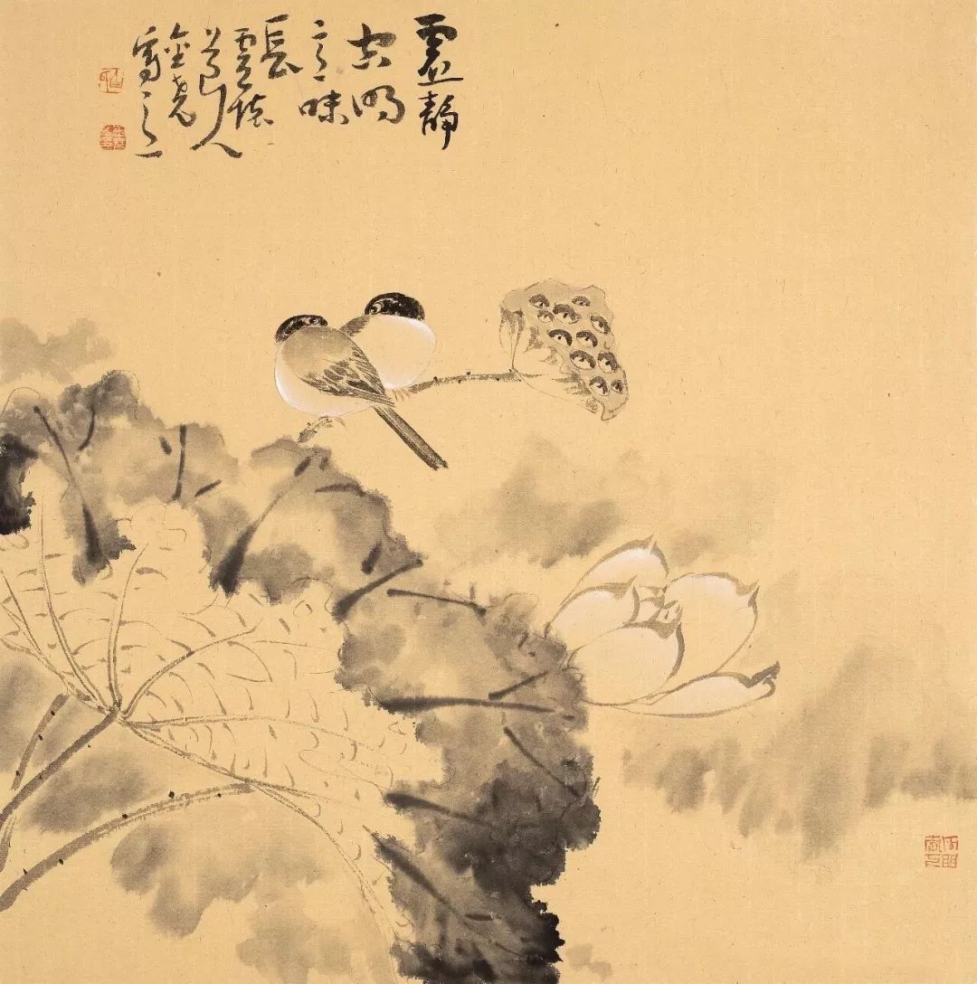 热烈祝贺道法自然白金尧花鸟画作品展在徐州举办