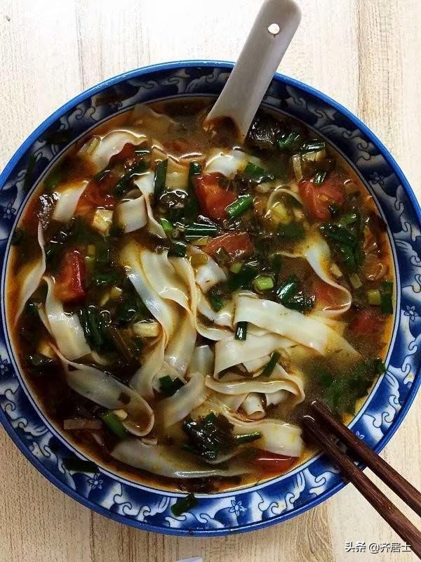 陕甘传统特色小吃浆水面