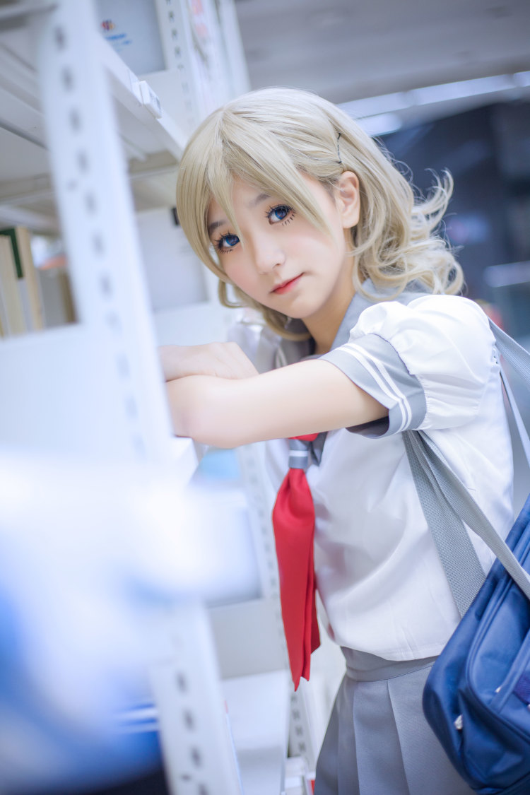 cos:渡边曜,来图书馆一起学习吧