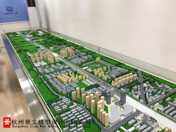 杭富城际铁路项目沙盘模型中铁一局
