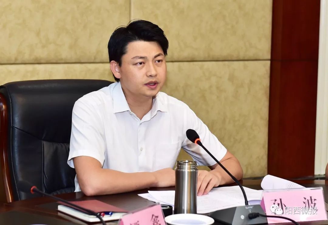 孙波增强使命感和责任感推动招商引资工作再上新台阶丨阳西县召开招商