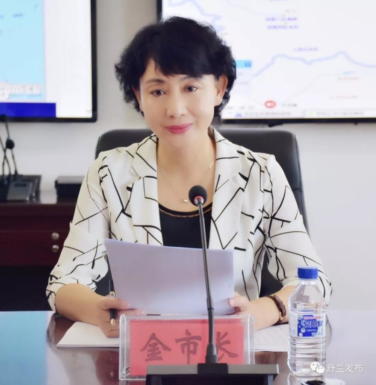 舒兰市市长金华检查防汛准备工作
