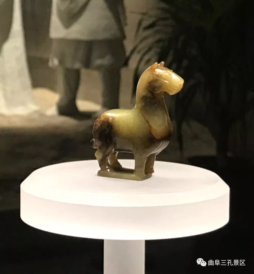 孔子博物馆战国奔来黄玉马