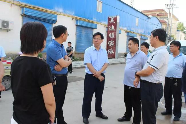 安阳县委书记李现江到高铁东站游园,白璧北务村调研"创文"工作