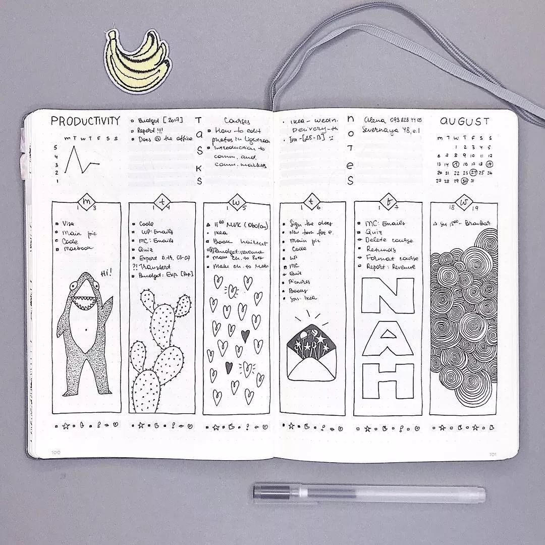 看别人是怎么画手账本的看的太爽了