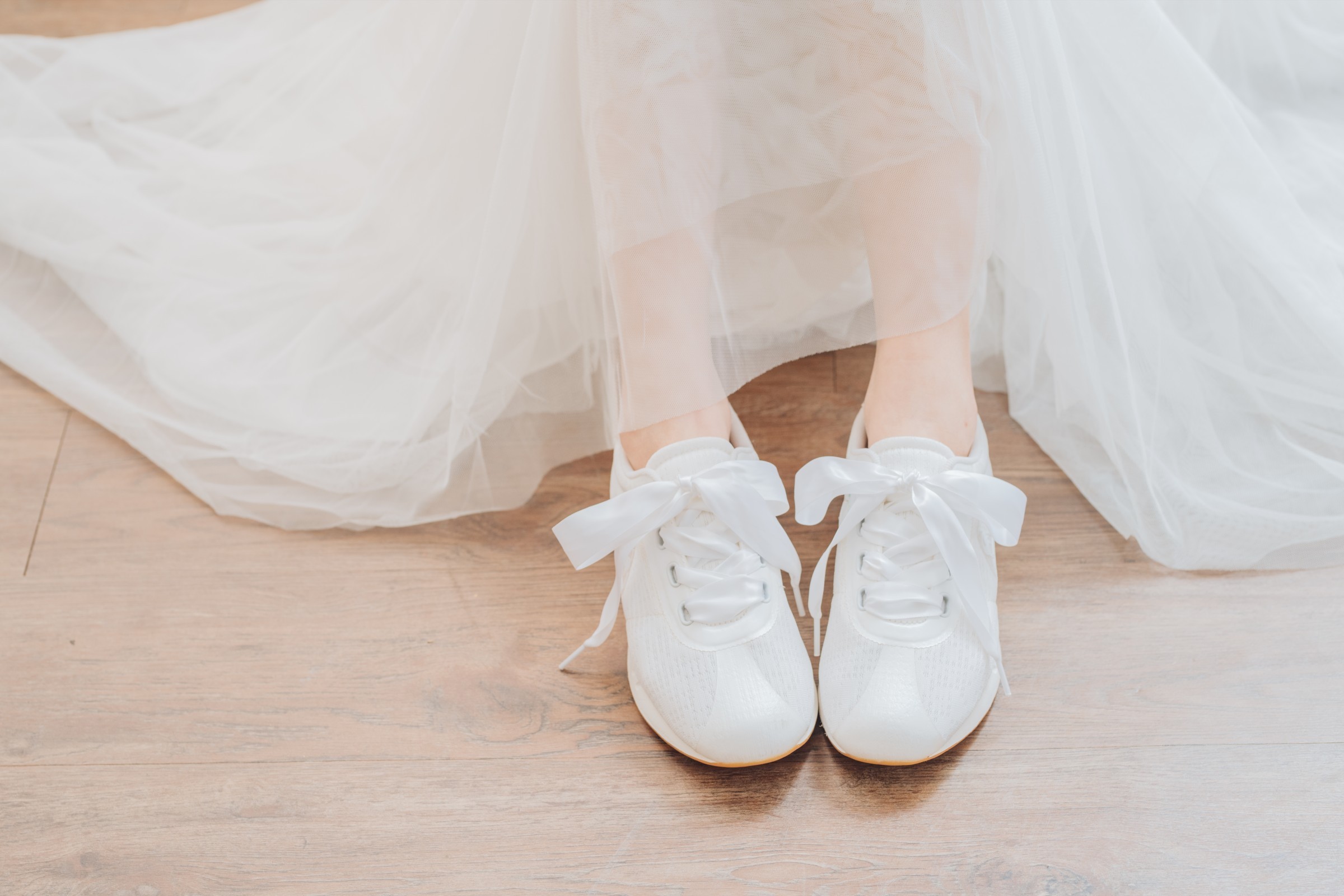想婚了小清新风正流行7双搭配白纱也梦幻的婚纱球鞋