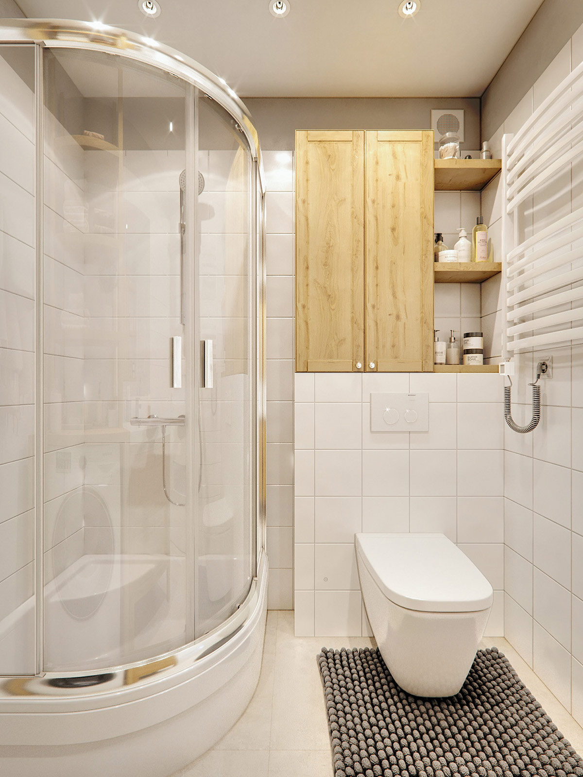 风格简约时尚超级紧凑的40平米小公寓