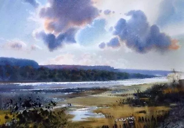 水彩基础技法湿画法