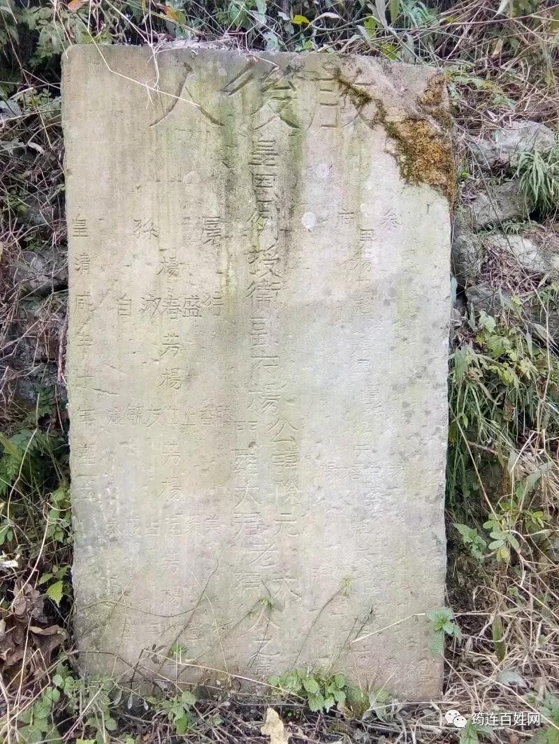 在将军坟的墓碑上,可以清楚地看出,这是一处夫妻合葬墓,男主人名叫杨