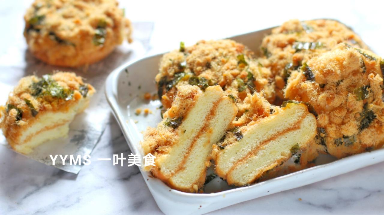 鲍师傅海苔肉松蛋糕,别再排队买,配方做法收藏了_烤箱