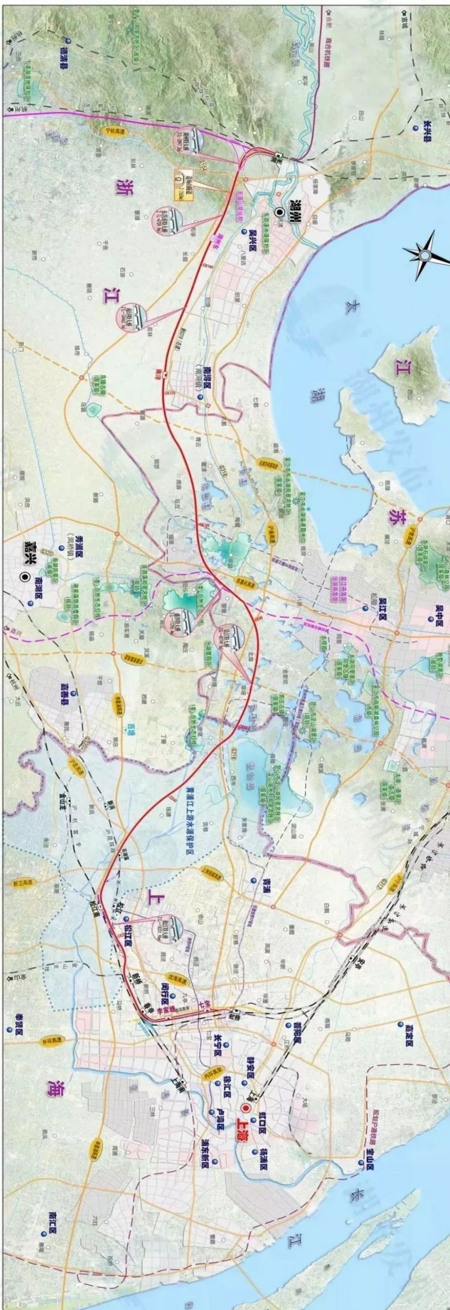 最新沪苏湖高铁全程7座车站方案定了吴江南站有调整