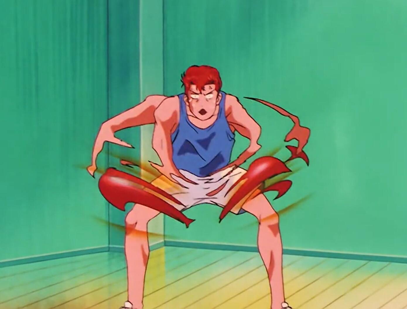 灌篮高手樱木花道不想从基础开始一头撞击赤木晴子全程看戏