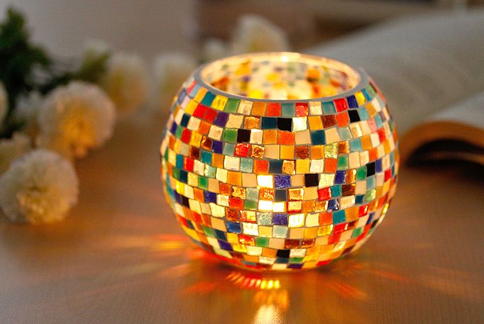 儿童俱乐部 | 马赛克烛台diy,感受夏日的斑驳之美