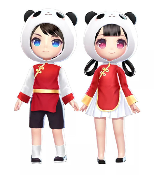 《qq飞车》手游熊猫宝宝套装售价