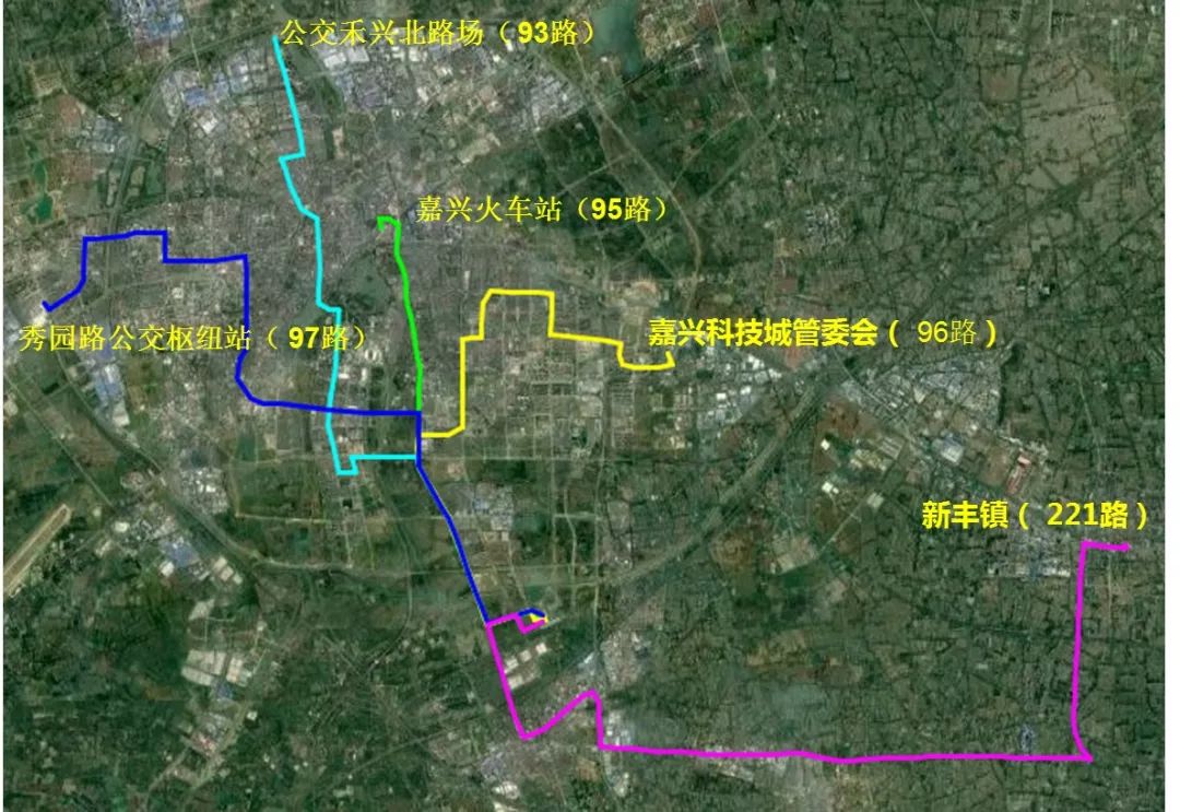 嘉兴80路公交车路线图图片