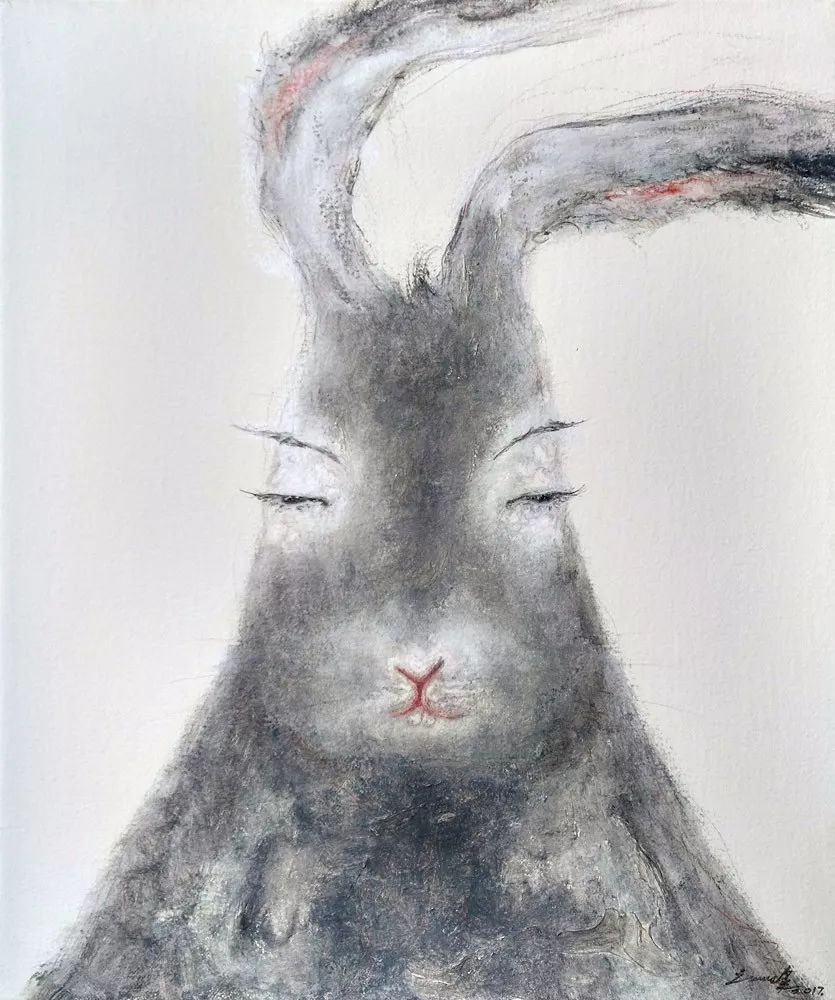 许峰画家兔子图片