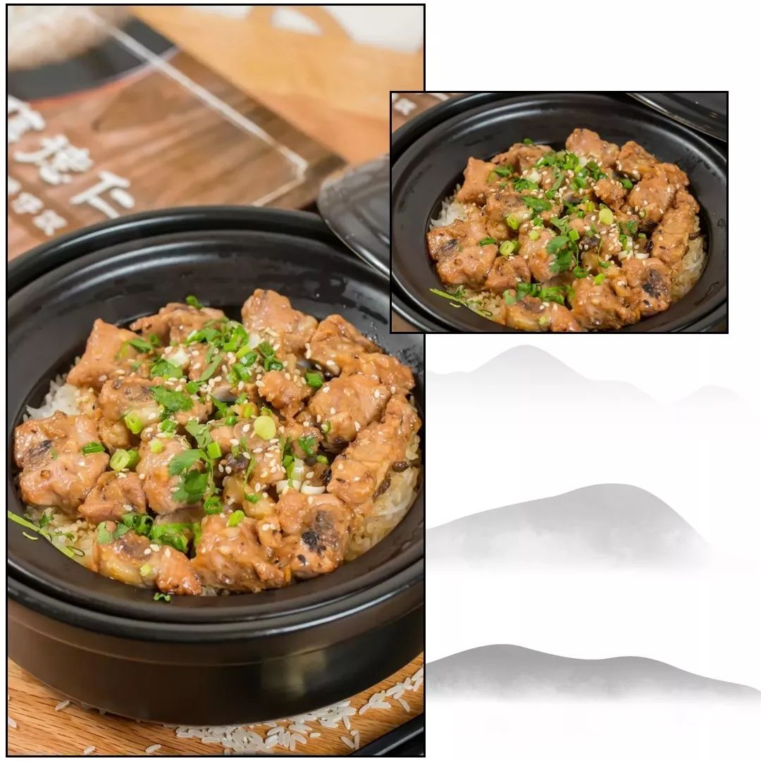 刚刚好ta大概是我吃过最有层次感的煲仔饭了银鱼和肉饼这个神仙组合