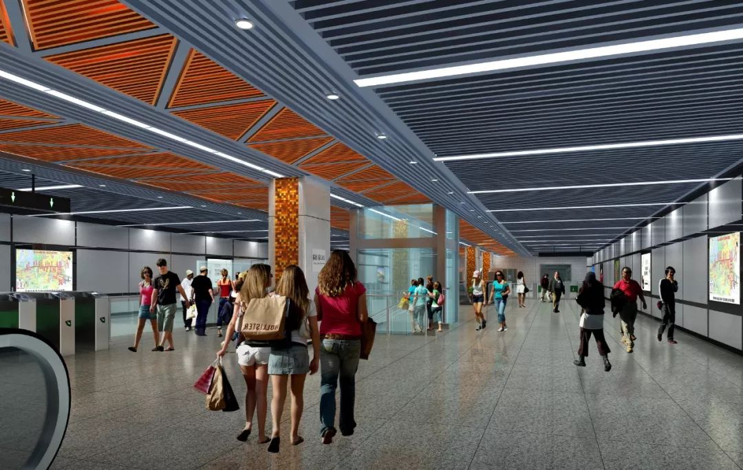 玉山广场站效果图