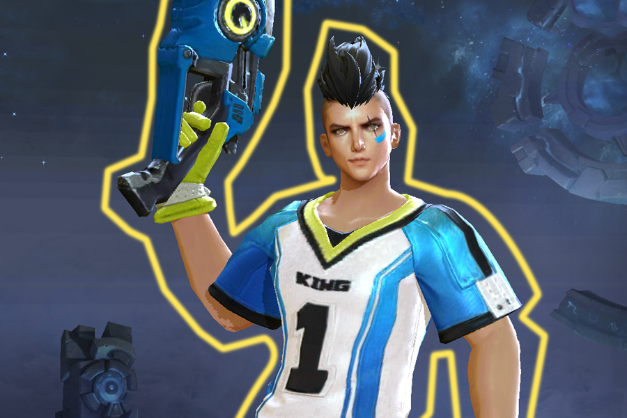 马可在15赛季更新时被明明白白的安排为版本之子,激情绿茵作为其伴生