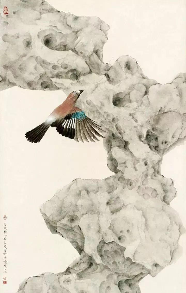 喻继高,喻慧父女的花鸟画,真漂亮!_工笔